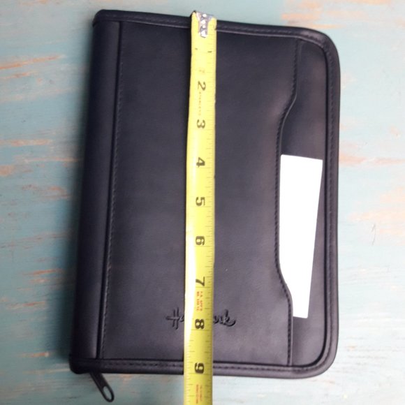 Daytimer Planner Leather Organizer Notebook Holder Retro Vintage Back to School - Picture 14 of 15